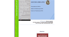 Desktop Screenshot of anchyses.pro.br